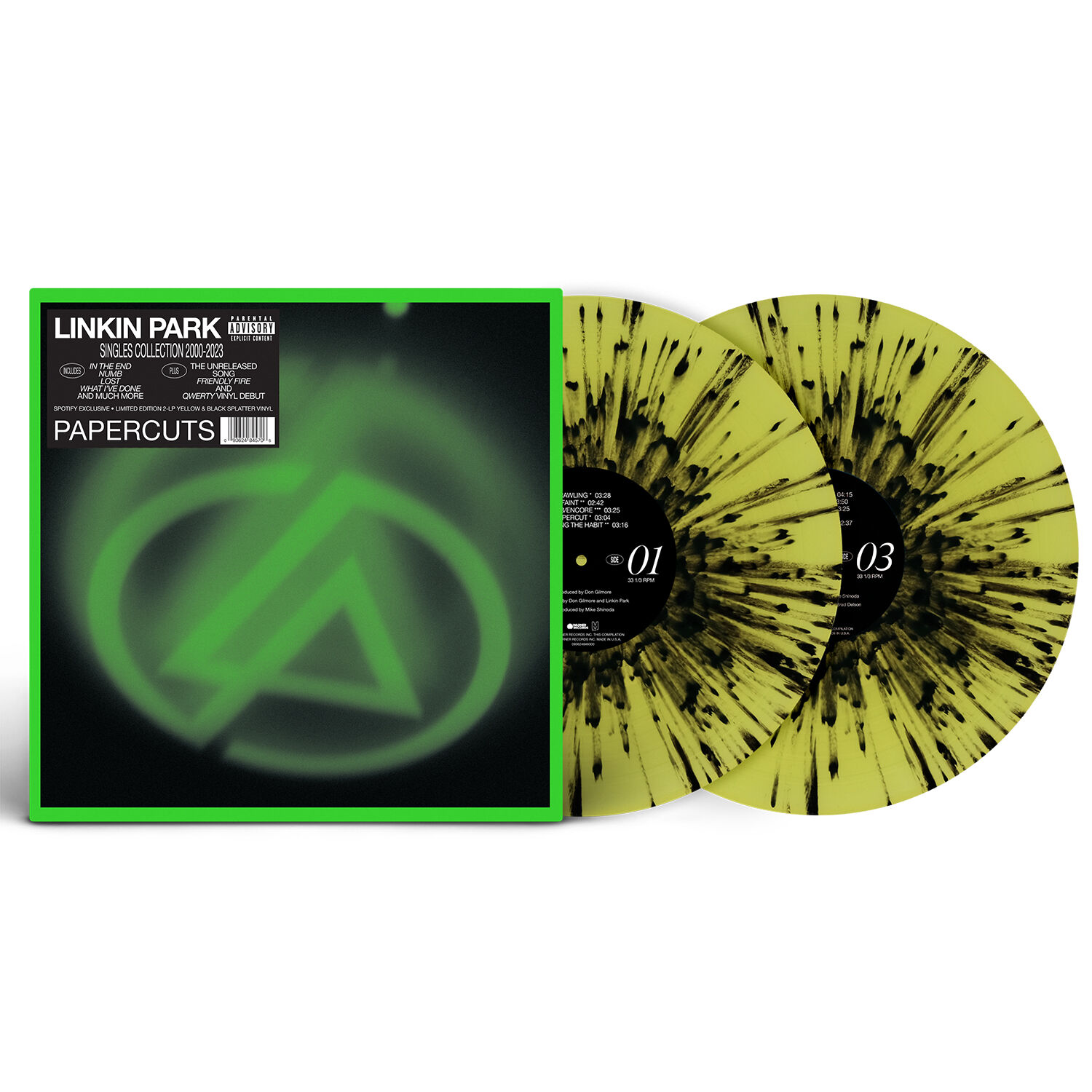 PAPERCUTS LIMITED EDITION SPOTIFY EXCLUSIVE YELLOW & BLACK 